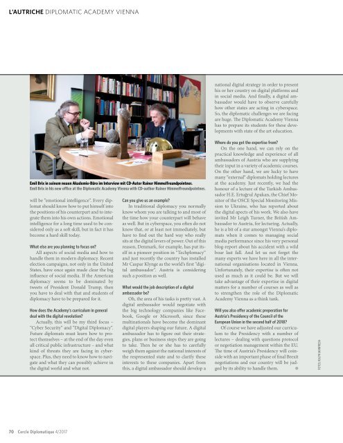 CERCLE DIPLOMATIQUE - issue 4/2017