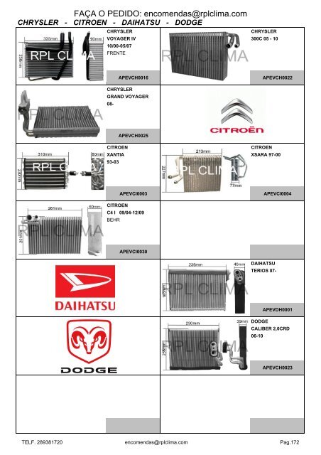 2018' RPL CLIMA CATALOG