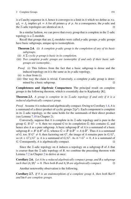 Abelian Groups - László Fuchs [Springer]