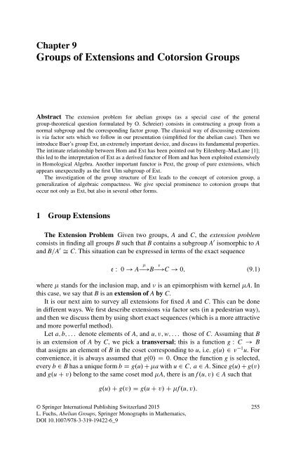 Abelian Groups - László Fuchs [Springer]