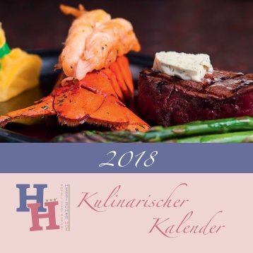 Hotel-Restaurant Hessischer Hof: Kulinarischer Kalender 2018