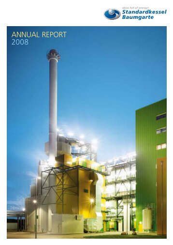 Standardkessel Baumgarte Annual Report 2008