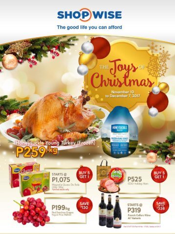 SHOPWISE GROCERY CATALOG Joys of Christmas 2 ends December 7 2017