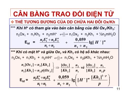 BÀI GIẢNG CÁC PHƯƠNG PHÁP PHÂN TÍCH VÀ ỨNG DỤNG NGƯỜI SOẠN LÂM HOA HÙNG