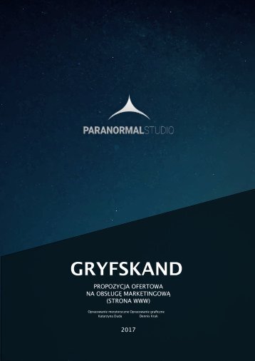Oferta Paranormal Gryfskand Final