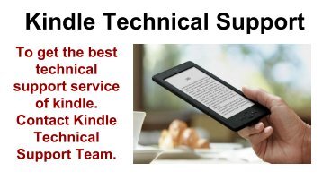 Kindle Technical Support Phone Number 