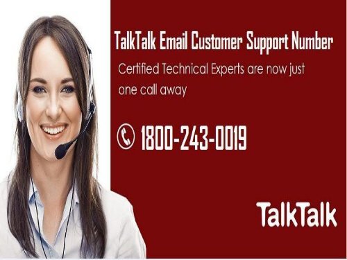 TalkTalk Email Customer Support Number| 18002430019