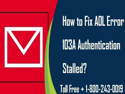 18002430019 Fix AOL Error 103A Authentication Stalled