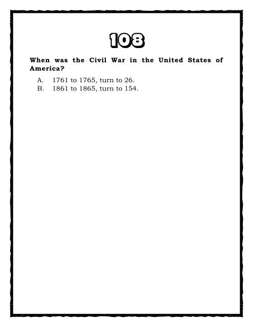 A Trivia Book on USA