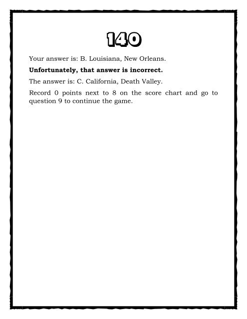 A Trivia Book on USA