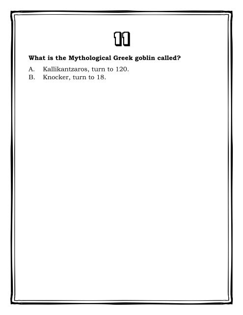 A Trivia Book on Goblins PDF