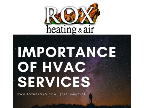 Importance Of HVAC Services