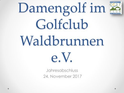 Damengolf-GCW-2017-Jahresabschluss