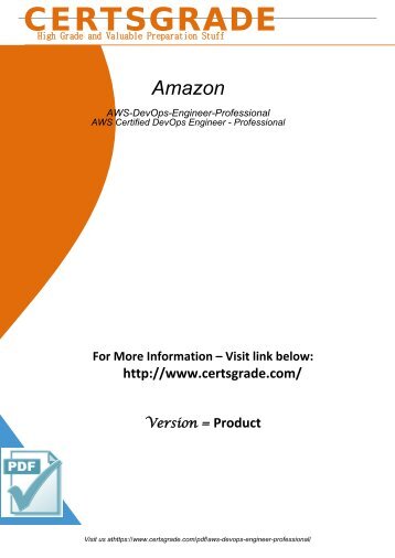 AWS-DevOps-Engineer-Professional Exam Material