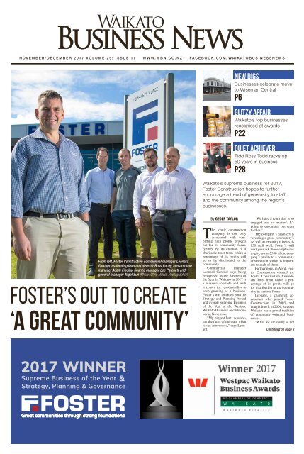 Waikato Business News November/December 2017