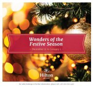 Festive Season at Hilton Abu Dhabi