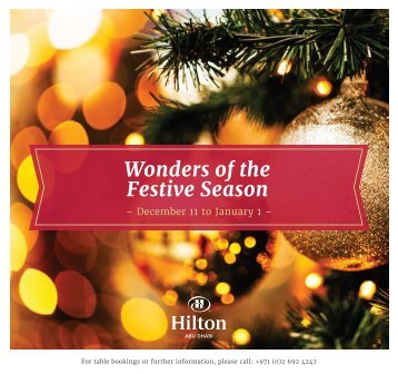 Festive Season at Hilton Abu Dhabi