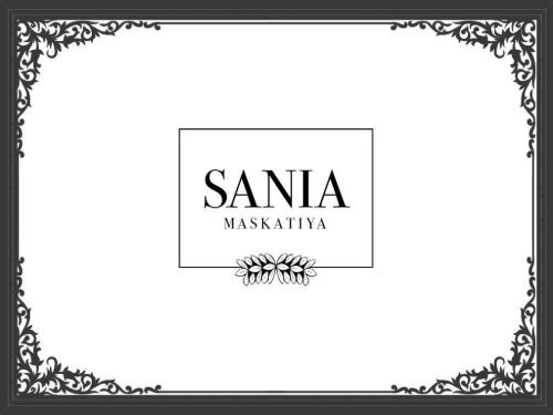 Luxury Pret Contemporary-Women&#039;s Designer Clothing -Sania Maskatiya