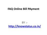Check TANGEDCO Bill Status Online