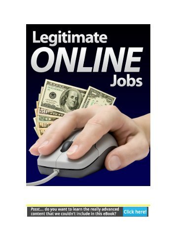 Legitimate Online Jobs