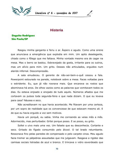 Revista LiteraLivre - 6ª edição