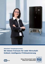 Deltaclima Energiesparsysteme - Übersicht (pdf) - Weiss ...