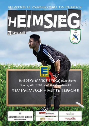 TSV Palmbach Saison 17-18 Heft 09