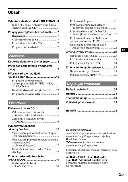 Sony D-NE330 - D-NE330 Consignes d&rsquo;utilisation Slovaque