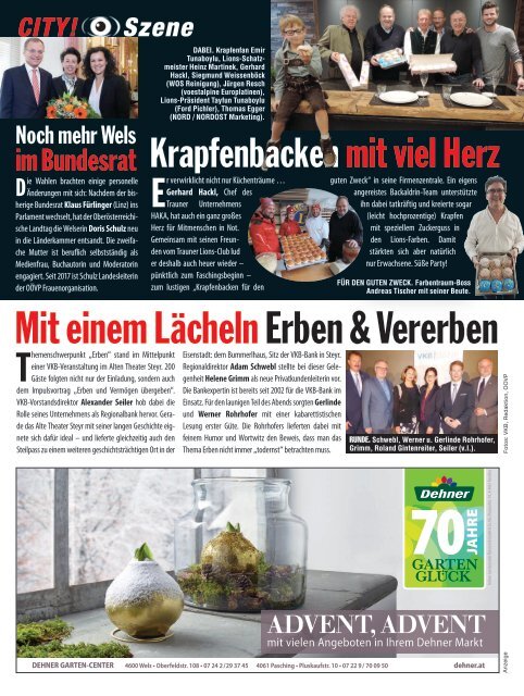 City-Magazin Ausgabe 2017-STEYR