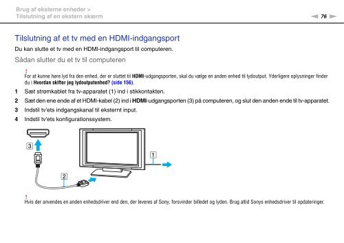 Sony VGN-FW56ZR - VGN-FW56ZR Mode d'emploi Danois