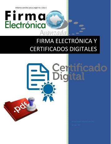 firma electronica y certificados digitales jesus