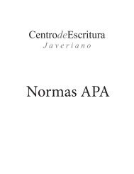 Normas APA Javeriana