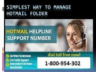 Simplest way to manage Hotmail folder(1)