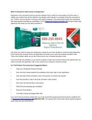 Want To Renew Or Add License In Kaspersky