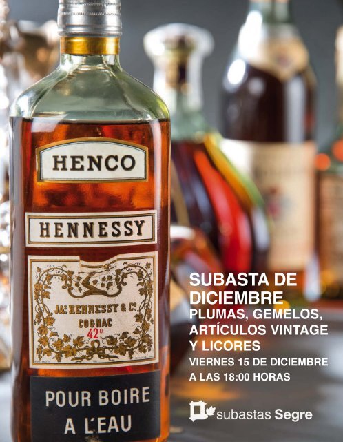 Subasta Especial Diciembre 2017