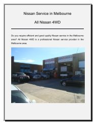 Nissan Service Melbourne | All Nissan 4WD