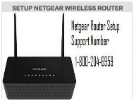 18442003971 Netgear Router Setup Support Number