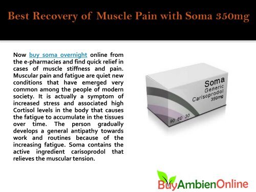 Buy Soma 350mg, 500mg Online Without Prescription