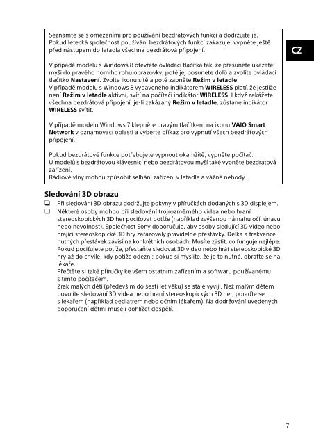 Sony SVF15N1S2E - SVF15N1S2E Documents de garantie Slovaque