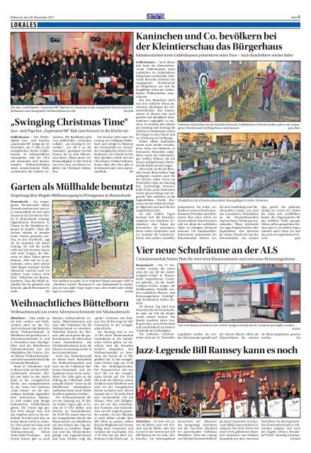 Wochen-Kurier 48/2017 - Lokalzeitung für Weiterstadt und Büttelborn