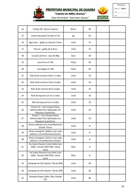 Edital PMQ PP 20_2017_Registro de Preços de material de construção_exclusivo MEPs