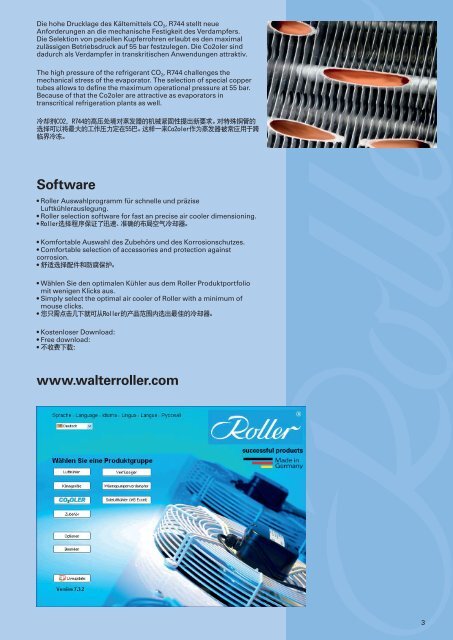 Leistungsangaben - Walter Roller GmbH & Co.