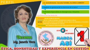 PERFIL DE CANDIDATOS - LISTA N°1