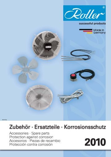 Roller catalogue - Walter Roller GmbH & Co.