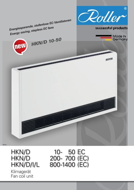 HKN/D/I/L 800-1400 - Walter Roller GmbH &amp; Co.