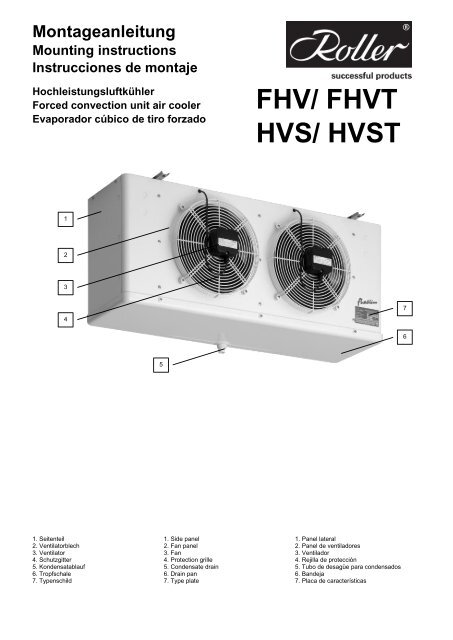 FHV/ FHVT HVS/ HVST - Walter Roller GmbH & Co.