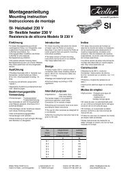 Heizkabel 230 V SI - Walter Roller GmbH & Co.