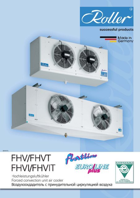 FHV/FHVT flatline flatline flatline flatline - Walter Roller GmbH & Co.