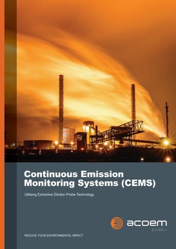 ACOEM Ecotech Continuous Emissions Monitoring Systems (CEMS) Brochure