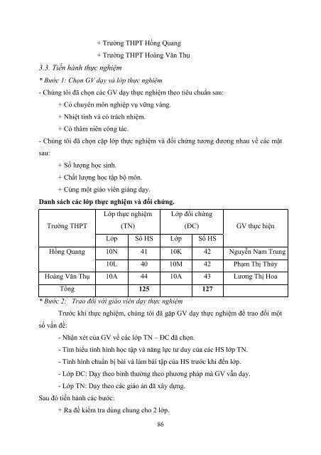 Sử dụng bài tập hóa học phần oxi – lưu huỳnh nhằm phát triển năng lực tự học cho học sinh lớp 10 trung học phổ thông